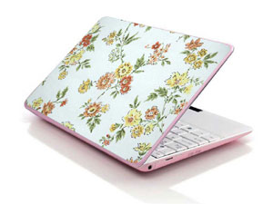 vintage floral flower floral Laptop decal Skin for MSI GE72 6QL 10764-969-Pattern ID:K199