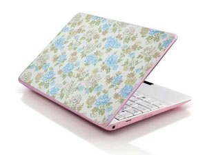 vintage floral flower floral Laptop decal Skin for MSI GE72 6QL 10764-970-Pattern ID:K200