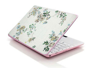 vintage floral flower floral Laptop decal Skin for MSI GE72 6QL 10764-971-Pattern ID:K201