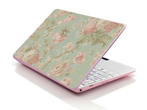 vintage floral flower floral Laptop decal Skin for MSI GE72 6QL 10764-972-Pattern ID:K202
