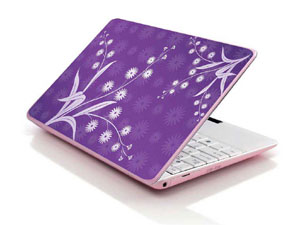 vintage floral flower floral Laptop decal Skin for MSI GE72 6QL 10764-980-Pattern ID:K210