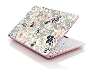vintage floral flower floral Laptop decal Skin for MSI GE72 6QL 10764-983-Pattern ID:K213