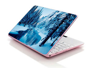 Snow-covered mountains, woods, lakes Laptop decal Skin for ASUS ROG GL553VE 10867-1047-Pattern ID:K277