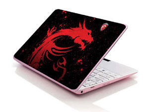 Dragon red Msi logo game Laptop decal Skin for SONY VAIO VPCEA17FH 4660-1240-Pattern ID:K470