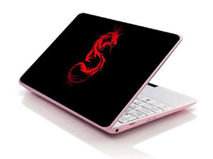 Dragon red Msi logo game Laptop decal Skin for DELL  -1247-Pattern ID:K477