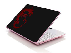 Dragon red Msi logo game Laptop decal Skin for HP 14-dk0301no 37186-1248-Pattern ID:K478