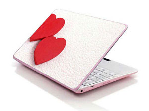 love heart Laptop decal Skin for TOSHIBA Satellite Pro L500-EZ1530 6393-825-Pattern ID:K55