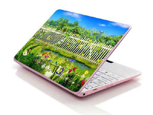 Garden Laptop decal Skin for LG gram 13Z970-U.AAW5U1 11358-828-Pattern ID:K58