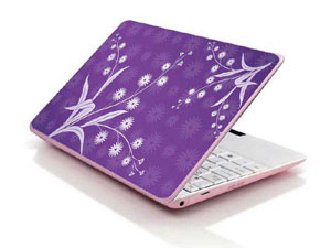 Vintage Flowers floral Laptop decal Skin for CLEVO W650SF 9328-838-Pattern ID:K68