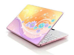Vintage Flowers floral Laptop decal Skin for SAMSUNG QX411-W01 8940-839-Pattern ID:K69