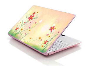 Vintage Flowers floral Laptop decal Skin for MSI GE72 6QL 10764-840-Pattern ID:K70
