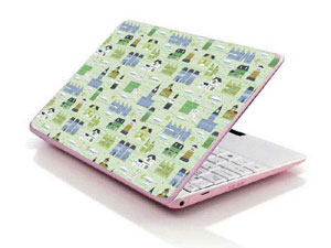  Laptop decal Skin for DELL Inspiron 15 5000 5567 11053-848-Pattern ID:K78