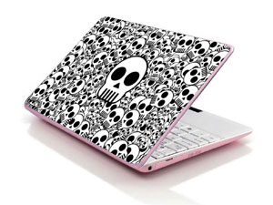 Skeleton, Halloween, Horror,skull,skeletal Laptop decal Skin for DELL  -2369-Pattern ID:Z1008