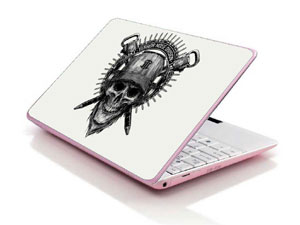 Skeleton, Halloween, Horror,skull,skeletal Laptop decal Skin for HP 14-cf2002nt 36327-2390-Pattern ID:Z1029