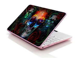 Skeleton, Halloween, Horror,skull,skeletal Laptop decal Skin for MSI GS70 STEALTH 9137-2398-Pattern ID:Z1037