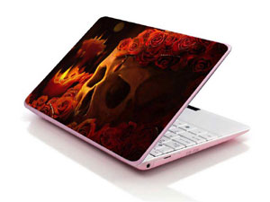 Skeleton, Halloween, Horror,skull,skeletal Laptop decal Skin for DELL  -2413-Pattern ID:Z1052