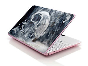 Skeleton, Halloween, Horror,skull,skeletal Laptop decal Skin for HP 17-by3039nm 30212-2415-Pattern ID:Z1054