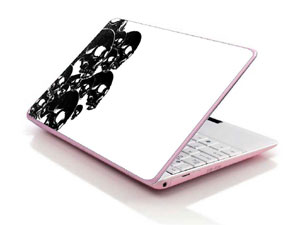 Skeleton, Halloween, Horror,skull,skeletal Laptop decal Skin for MSI Stealth GS66 12UH 32665-2426-Pattern ID:Z1065