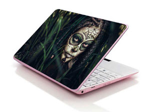 Skeleton, Halloween, Horror,skull,skeletal Laptop decal Skin for HP Pavilion 15-cs3017tx 48779-2438-Pattern ID:Z1077