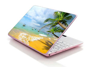 beach,ocean,water,sun,palm,nature,Sea Laptop decal Skin for HP Pavilion x360 14-dh0023nl 51581-2634-Pattern ID:Z1242