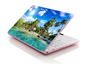 beach,ocean,water,sun,palm,nature,Sea Laptop decal Skin for GATEWAY EC5809u 1827-2652-Pattern ID:Z1260