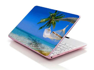 beach,ocean,water,sun,palm,nature,Sea Laptop decal Skin for MSI Summit B15 A11M 19187-2729-Pattern ID:Z1337