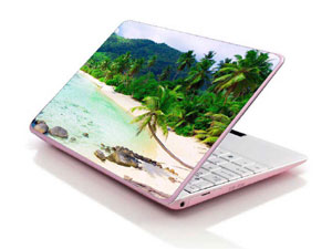 beach,ocean,water,sun,palm,nature,Sea Laptop decal Skin for HP Pavilion x360 14-dh0036nl 51627-2737-Pattern ID:Z1345