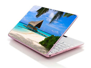 beach,ocean,water,sun,palm,nature,Sea Laptop decal Skin for TOSHIBA Qosmio X870-13D 5878-2745-Pattern ID:Z1353