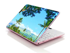 beach,ocean,water,sun,palm,nature,Sea Laptop decal Skin for MSI WT73VR 7RM-687US 12458-2800-Pattern ID:Z1408