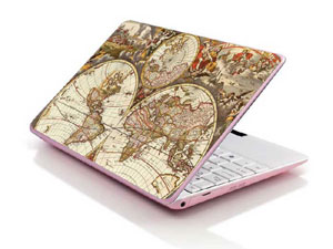 world Map Laptop decal Skin for HP Pavilion 15-cs2096tx 48460-2943-Pattern ID:Z1551