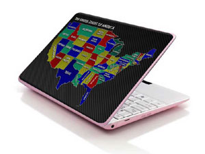 Map,american united states Laptop decal Skin for HP Pavilion 15-cs1009nf 47934-2955-Pattern ID:Z1563