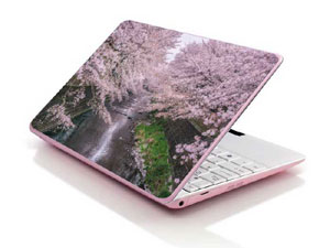 sakura,cherry blossoms. Laptop decal Skin for SAMSUNG Series 3 NP300E4C-AD4 3564-3011-Pattern ID:Z1619