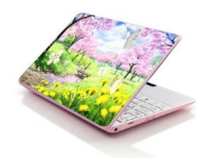 sakura,cherry blossoms. Laptop decal Skin for HP 14-df0020nr 37028-3013-Pattern ID:Z1621