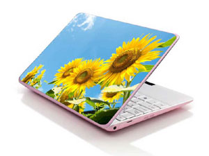 sunflower,nature,helianthus,flowers,floral yellow blue sky cloud Laptop decal Skin for HP Pavilion 15-cs0030nq 47571-3027-Pattern ID:Z1635