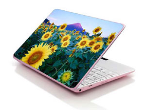 sunflower,nature,helianthus,flowers,floral yellow blue sky cloud Laptop decal Skin for MSI GE62 6QF Apache Pro 52786-3028-Pattern ID:Z1636