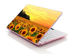 sunflower,nature,helianthus,flowers,floral yellow sky cloud Laptop decal Skin for TOSHIBA Satellite C50-BST2NX3 9937-3030-Pattern ID:Z1638