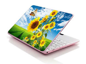 sunflower,nature,helianthus,flowers,floral yellow blue sky cloud Laptop decal Skin for HP 255 G4 Notebook PC 10663-3038-Pattern ID:Z1646