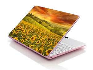 sunflower,nature,helianthus,flowers,floral yellow Laptop decal Skin for HP 14-r032tu 37664-3042-Pattern ID:Z1650