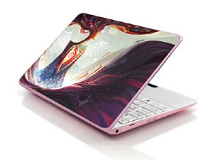 abstract-wings-Sun-purple-pink Laptop decal Skin for HP 17-by2236ng 30045-3067-Pattern ID:Z1675