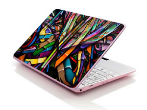 abstract-colorful-graffiti-walls-artwork-painting Laptop decal Skin for GATEWAY NV5615u 1861-3070-Pattern ID:Z1678