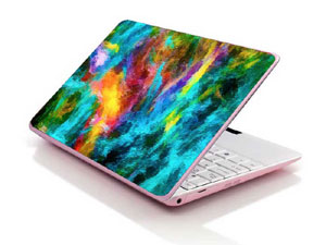 Z1707-colorful-rainbow-paint texture Laptop decal Skin for TOSHIBA Satellite C660-18C 6056-3099-Pattern ID:Z1707