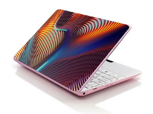 Z1779-macos-mojave-waves-orange-blue Laptop decal Skin for HP 17-by2236ng 30045-3171-Pattern ID:Z1779