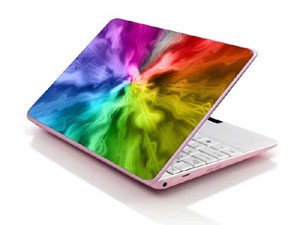 Rainbow-waves-abstract Laptop decal Skin for SONY VAIO VPCEG38FG 4753-3185-Pattern ID:Z1793