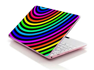 rainbow, choi hung, iridescence Laptop decal Skin for GIGABYTE AORUS 17 XE4 25204-1696-Pattern ID:Z335