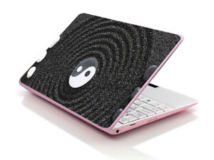 yin and yang black white Laptop decal Skin for MSI GL63 9SEK-840 16155-4690-Pattern ID:Z3453