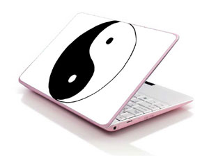 Yin and Yang black and white Laptop decal Skin for SAMSUNG Series 3 NP370R5E-S02RU 3844-4734-Pattern ID:Z3497