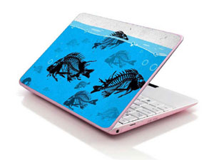 Fish, Ocean Laptop decal Skin for HP 14-dq0032dx 37307-1808-Pattern ID:Z447