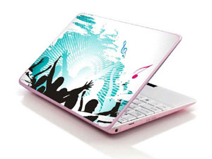 music Laptop decal Skin for MSI GS65 Stealth THIN-050 12366-2010-Pattern ID:Z649