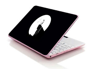 moon    black  Penguins Laptop decal Skin for HP Pavilion x360 14-dh0036nl 51627-2044-Pattern ID:Z683