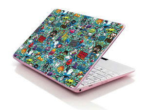 Cartoon Laptop decal Skin for HP Pavilion x360 14-ba045tu 50655-2150-Pattern ID:Z789